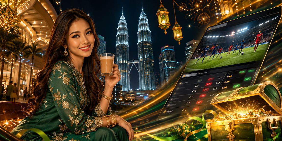 Suasana pertaruhan perayaan Hari Raya di Kuala Lumpur platform m100