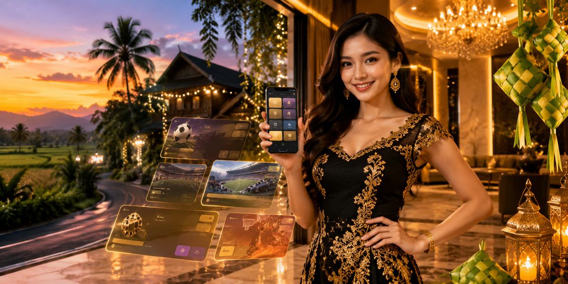 Suasana kasino hiburan Malaysia semasa Hari Raya pada platform m100